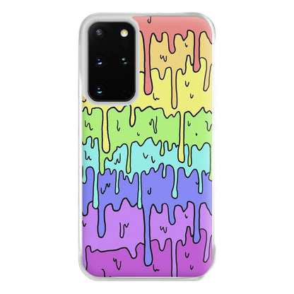 Dripping Rainbow Phone Case for Galaxy S20 Plus