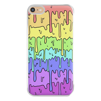 Dripping Rainbow Phone Case for iPhone 6 Plus / 7 Plus / 8 Plus