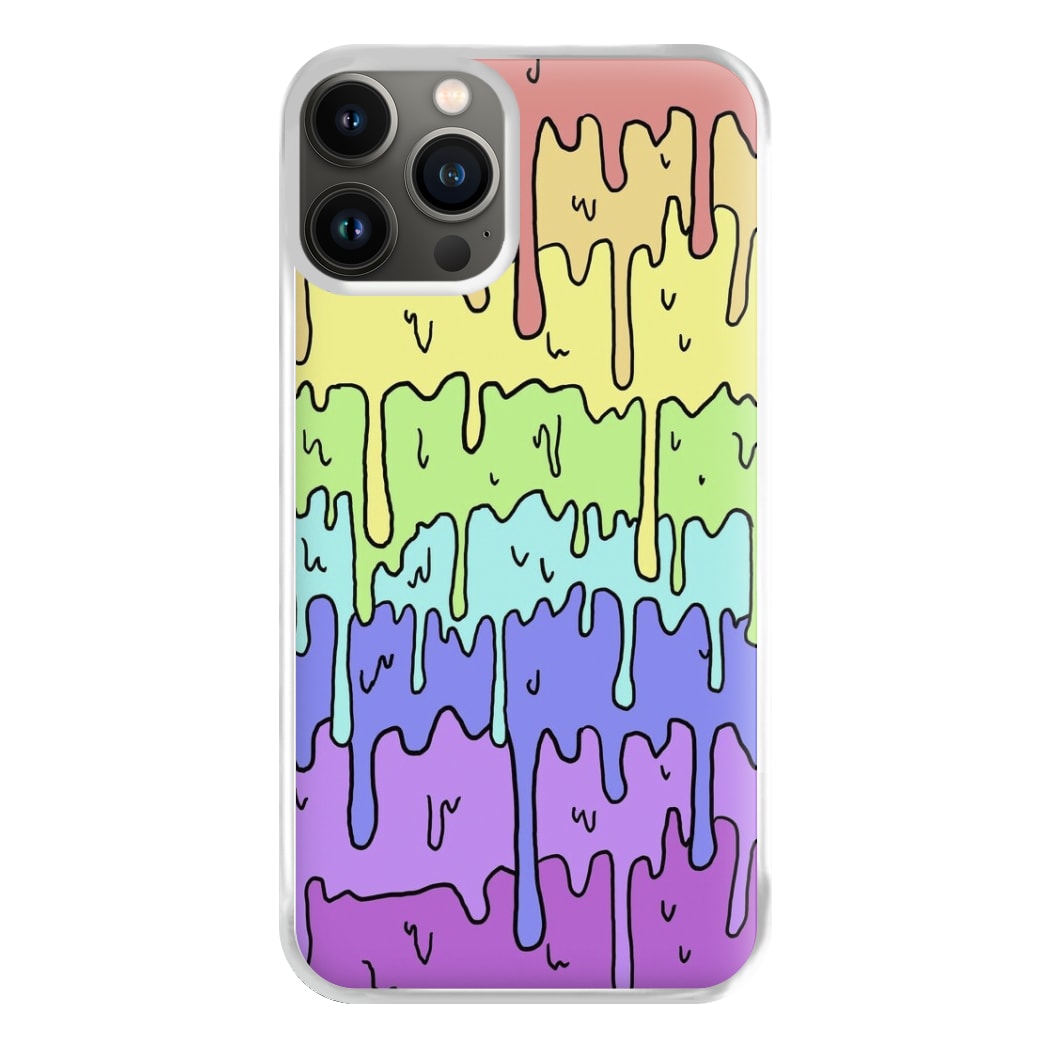 Dripping Rainbow Phone Case for iPhone 11 Pro Max