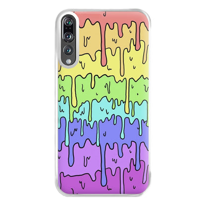 Dripping Rainbow Phone Case for Huawei P20 Pro