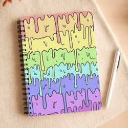 Dripping Rainbow Notepad