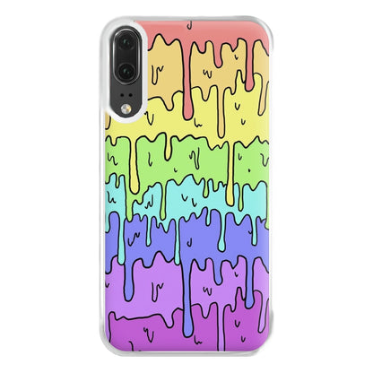 Dripping Rainbow Phone Case for Huawei P20