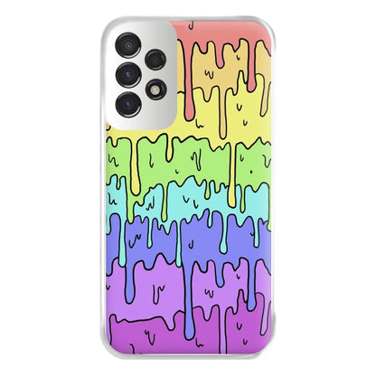 Dripping Rainbow Phone Case for Galaxy A53