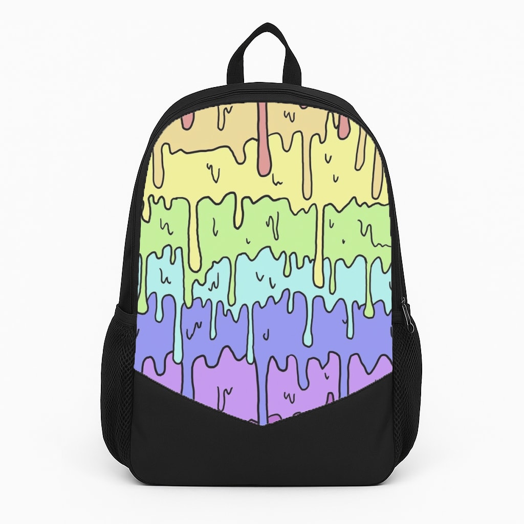 Dripping Rainbow Backpack