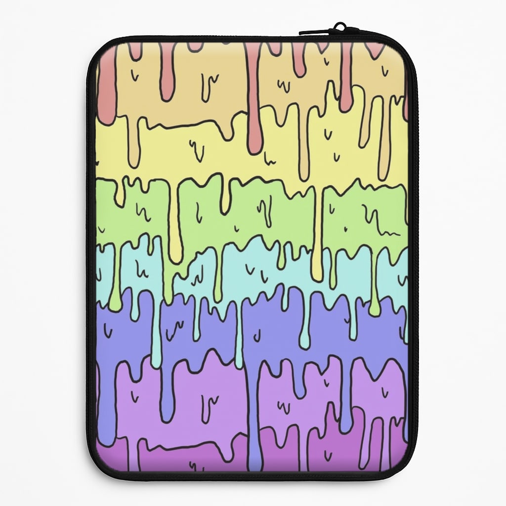 Dripping Rainbow Laptop Sleeve