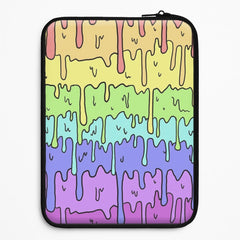 Dripping Rainbow Laptop Sleeve