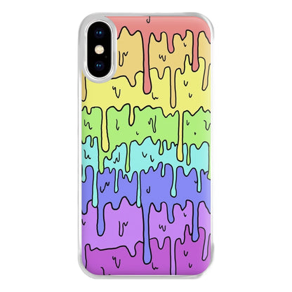 Dripping Rainbow Phone Case for iPhone XS Max