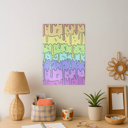 Dripping Rainbow Art Print