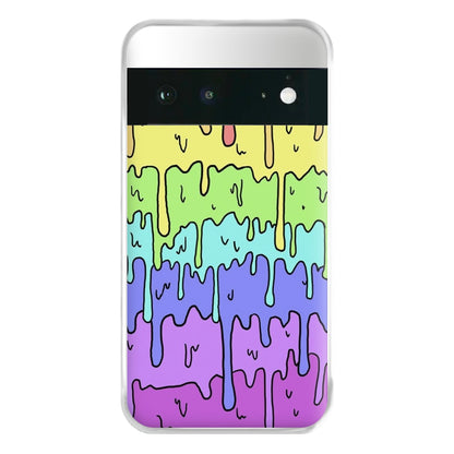 Dripping Rainbow Phone Case for Google Pixel 6a