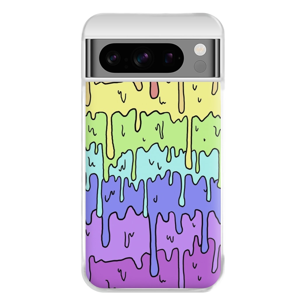 Dripping Rainbow Phone Case for Google Pixel 8 Pro