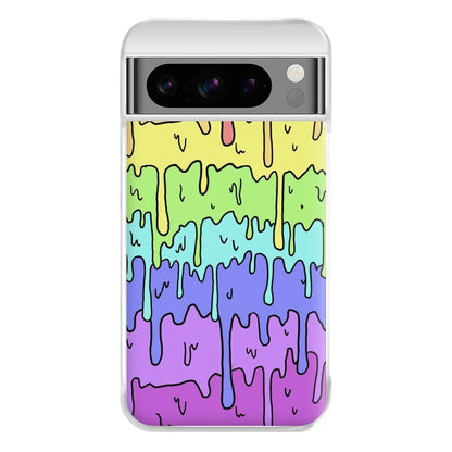 Dripping Rainbow Phone Case for Google Pixel 8 Pro