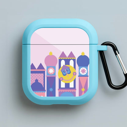 It's A Small World Blue AirPods Case
