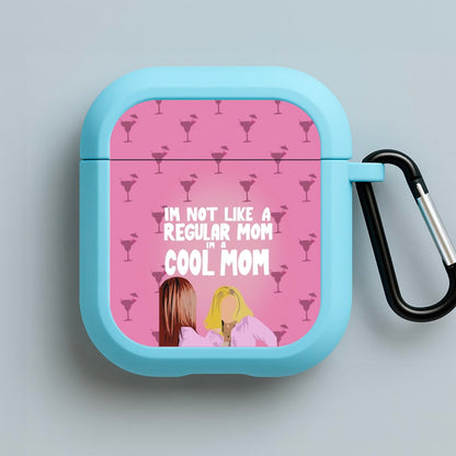 I'm A Cool Mom Blue AirPods Case
