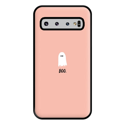 Boo - Ghost Halloween Phone Case for Galaxy S10 Plus