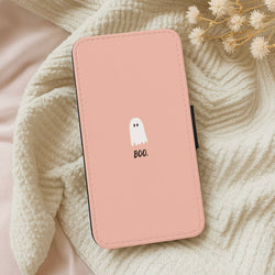 Boo - Ghost Halloween Wallet Phone Case