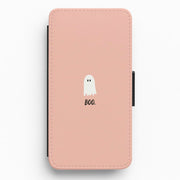 Boo - Ghost Halloween Flip / Wallet Phone Case 1