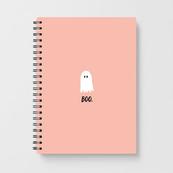 Boo - Ghost Halloween Notebook