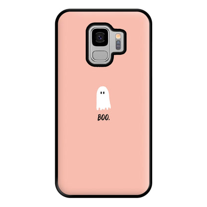 Boo - Ghost Halloween Phone Case for Galaxy S9 Plus