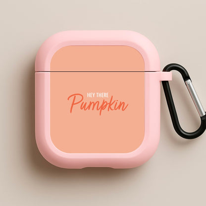 Hey There Pumpkin - Halloween Pink AirPods Case