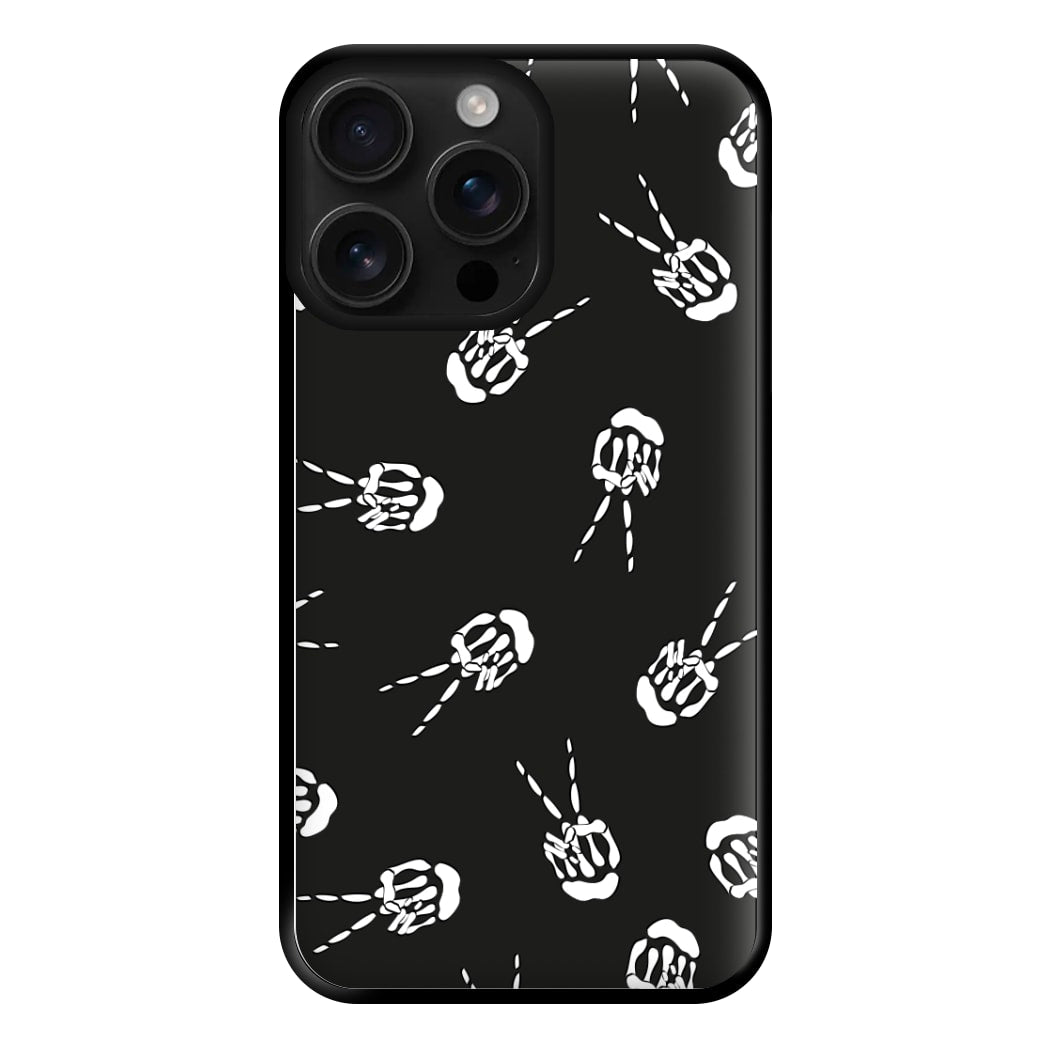 Skeleton Fingers - Halloween Phone Case for iPhone 16 Pro Max