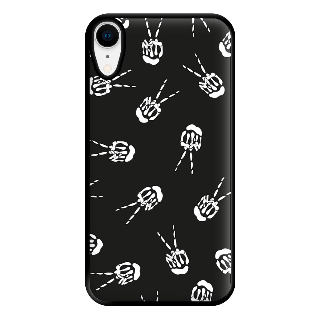 Skeleton Fingers - Halloween Phone Case for iPhone XR