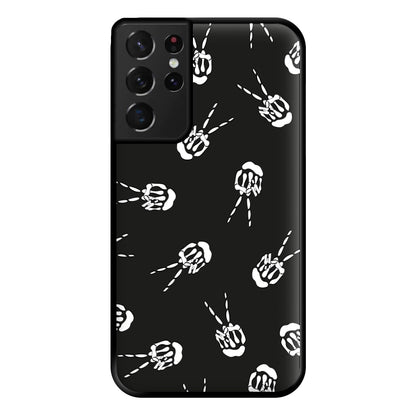 Skeleton Fingers - Halloween Phone Case for Galaxy S21 Ultra