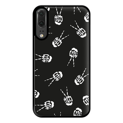 Skeleton Fingers - Halloween Phone Case for Huawei P20