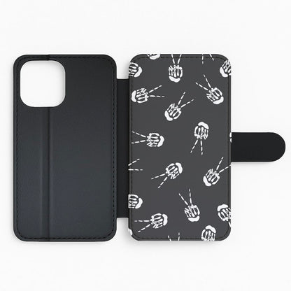 Skeleton Fingers - Halloween Flip Phone Case