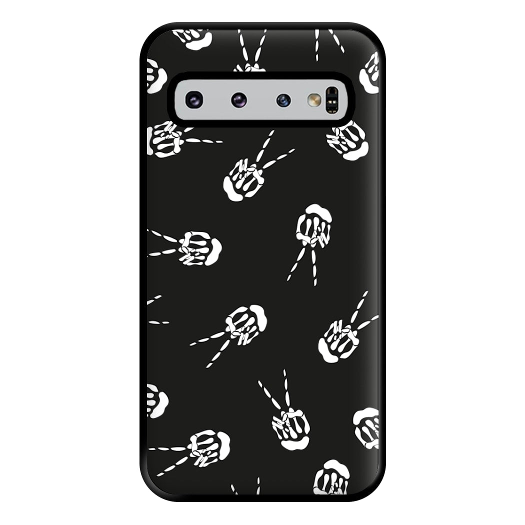 Skeleton Fingers - Halloween Phone Case for Galaxy S10 Plus