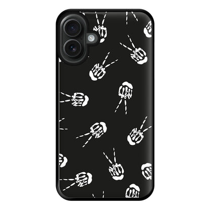 Skeleton Fingers - Halloween Phone Case for iPhone 16 Plus