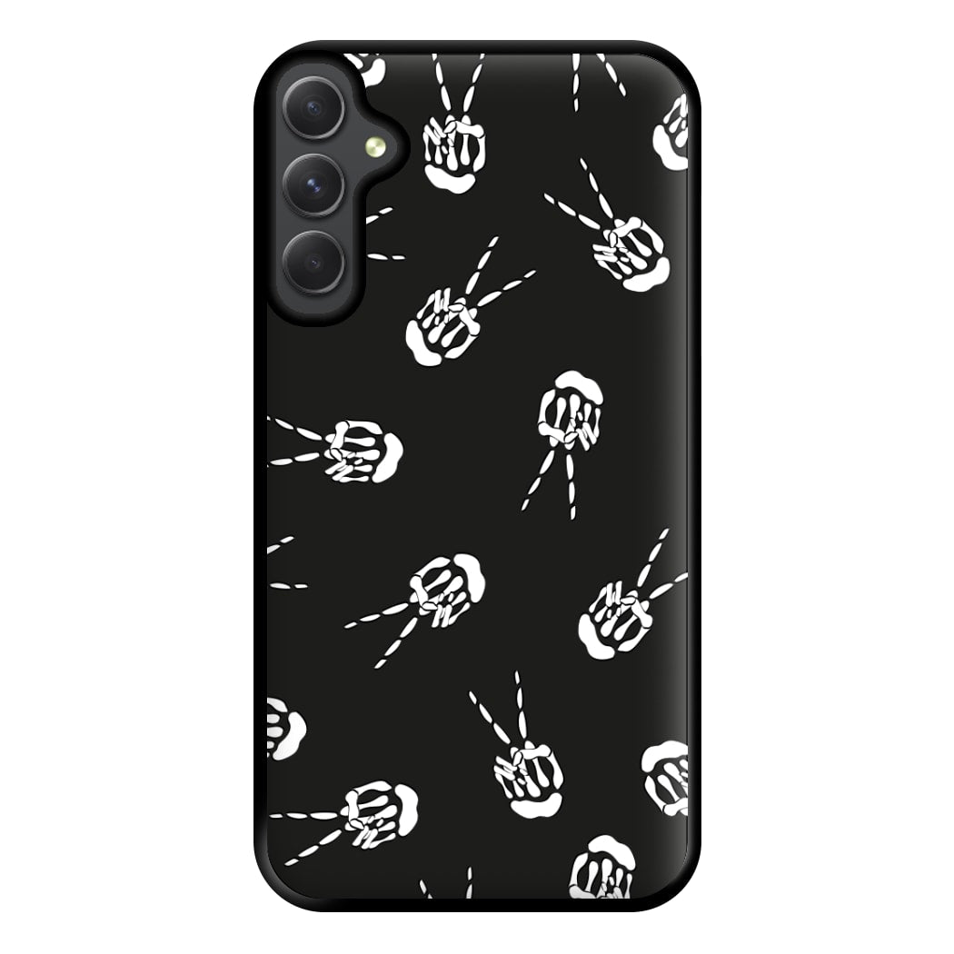 Skeleton Fingers - Halloween Phone Case for Galaxy A34