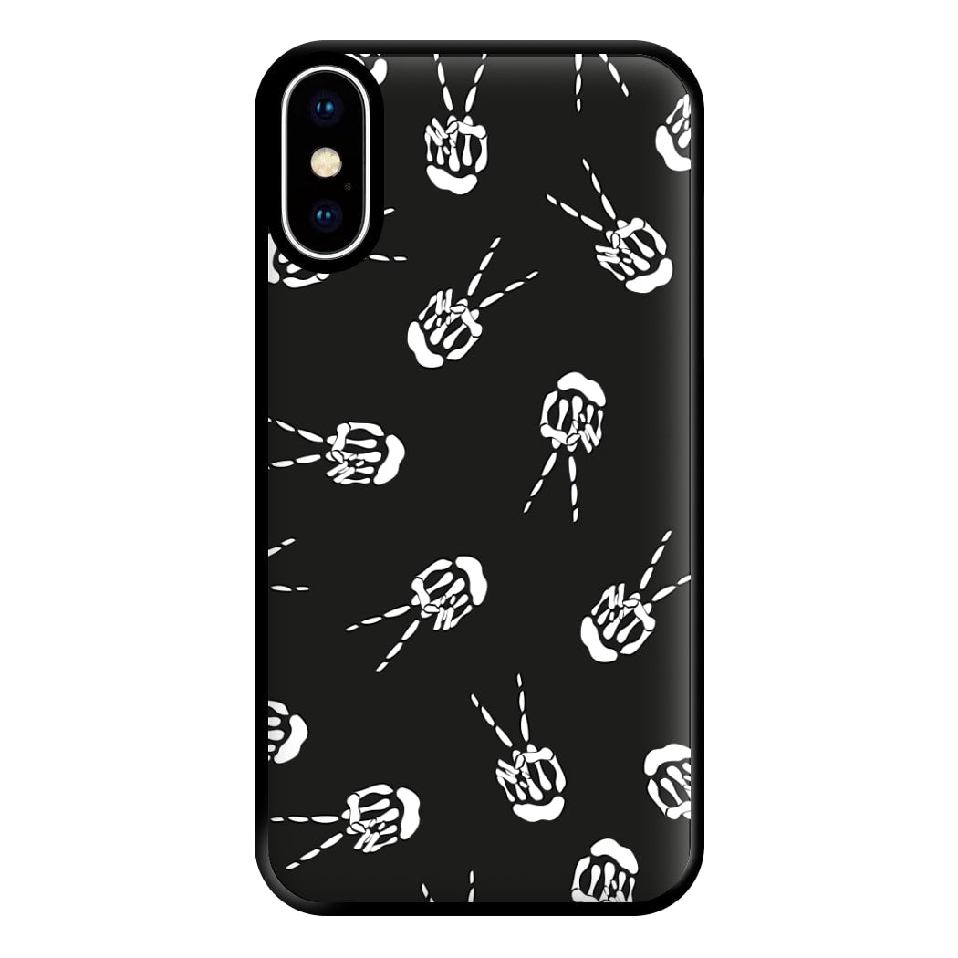 Skeleton Fingers - Halloween Phone Case for iPhone XS Max