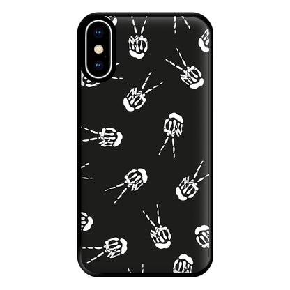 Skeleton Fingers - Halloween Phone Case for iPhone XS Max