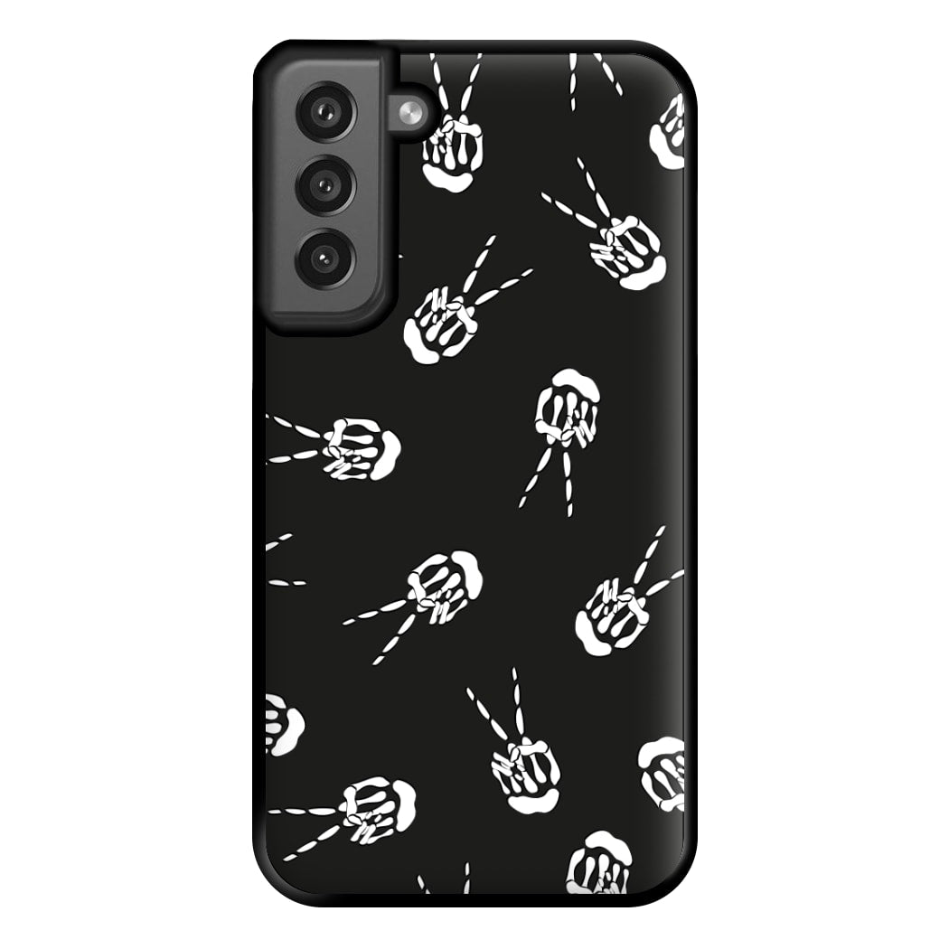 Skeleton Fingers - Halloween Phone Case for Galaxy S21FE