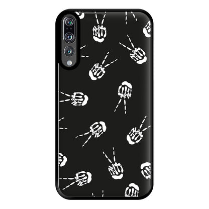 Skeleton Fingers - Halloween Phone Case for Huawei P20 Pro