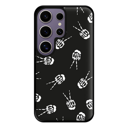 Skeleton Fingers - Halloween Phone Case for Galaxy S25 Ultra