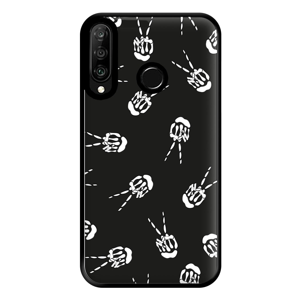 Skeleton Fingers - Halloween Phone Case for Huawei P30 Lite