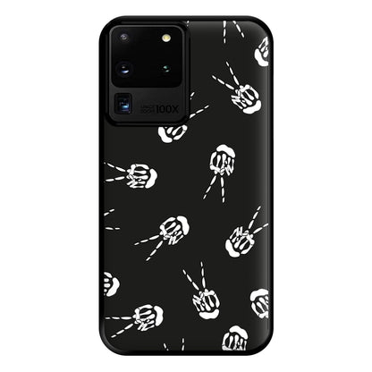 Skeleton Fingers - Halloween Phone Case for Galaxy S20 Ultra