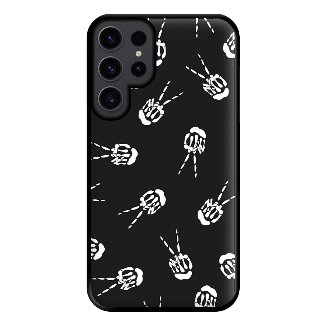 Skeleton Fingers - Halloween Phone Case for Galaxy S23 Ultra