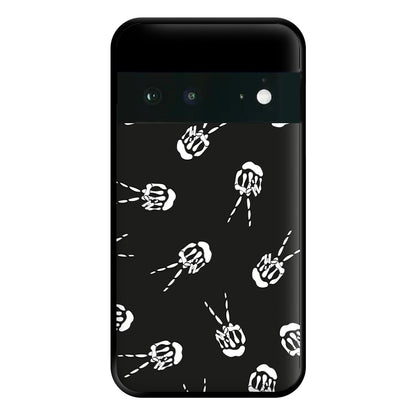 Skeleton Fingers - Halloween Phone Case for Google Pixel 6a