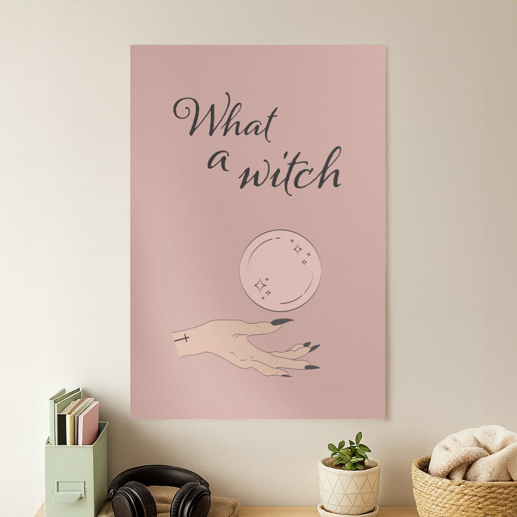 What A Witch - Halloween Poster