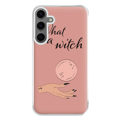 What A Witch - Halloween Phone Case for Galaxy S24FE