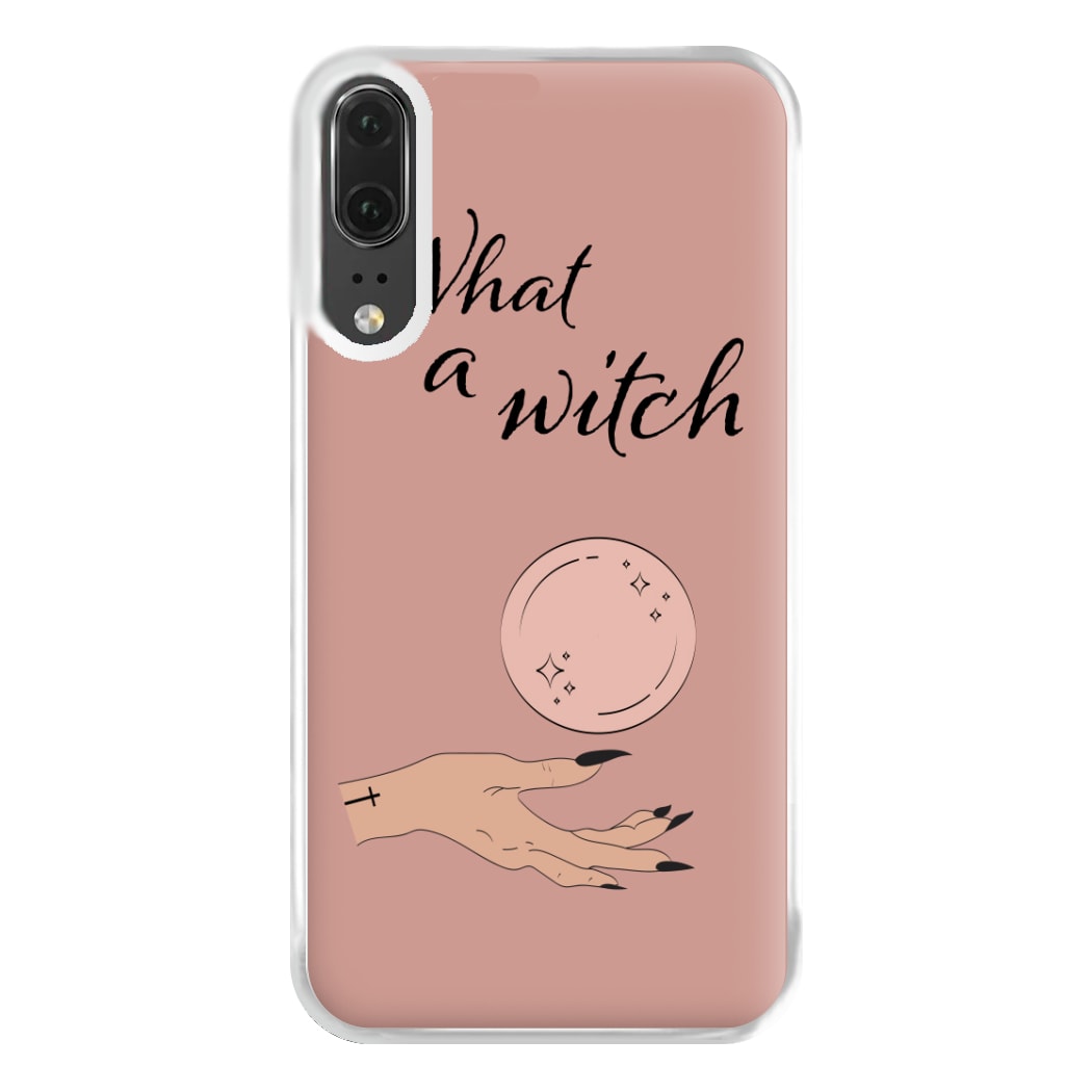 What A Witch - Halloween Phone Case for Huawei P20