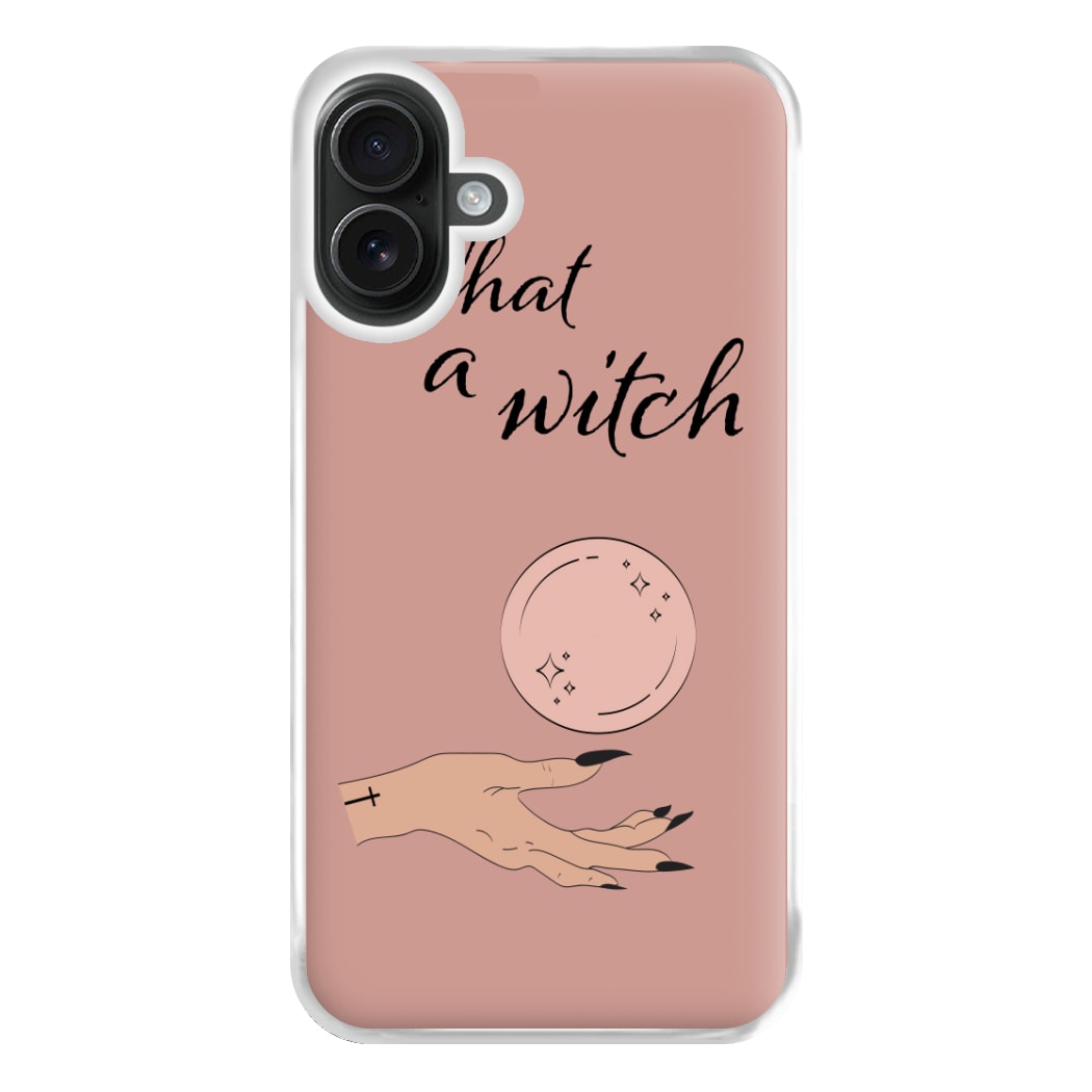 What A Witch - Halloween Phone Case for iPhone 16 Plus