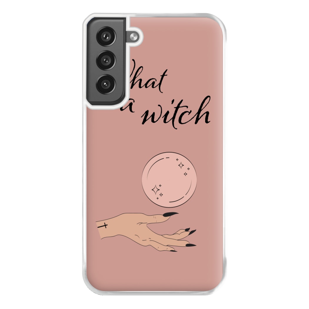 What A Witch - Halloween Phone Case for Galaxy S21FE