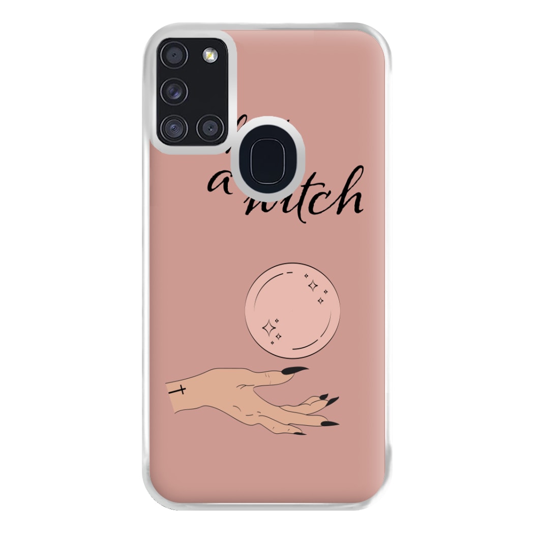 What A Witch - Halloween Phone Case for Galaxy A21s