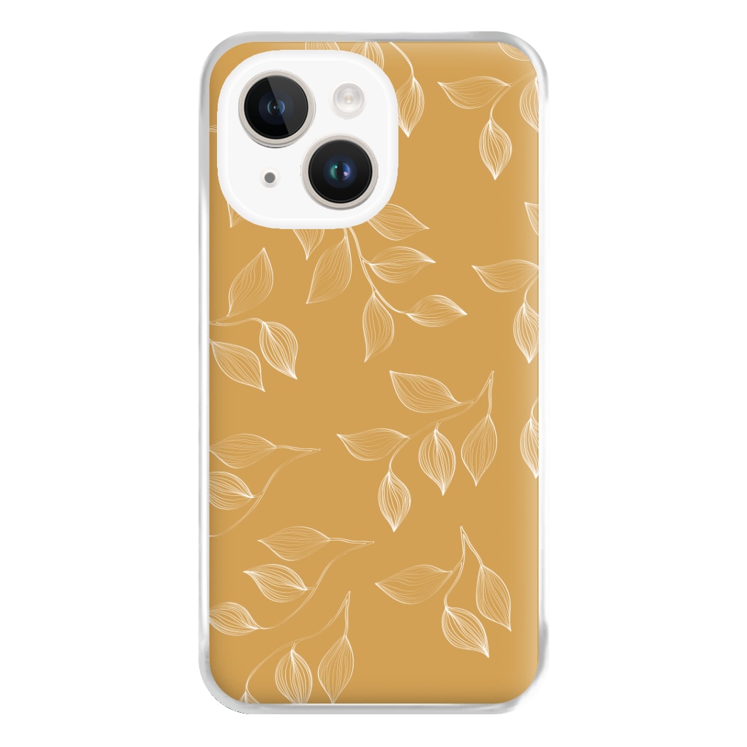 Autumn Leaf Pattern Phone Case for iPhone 14 Plus