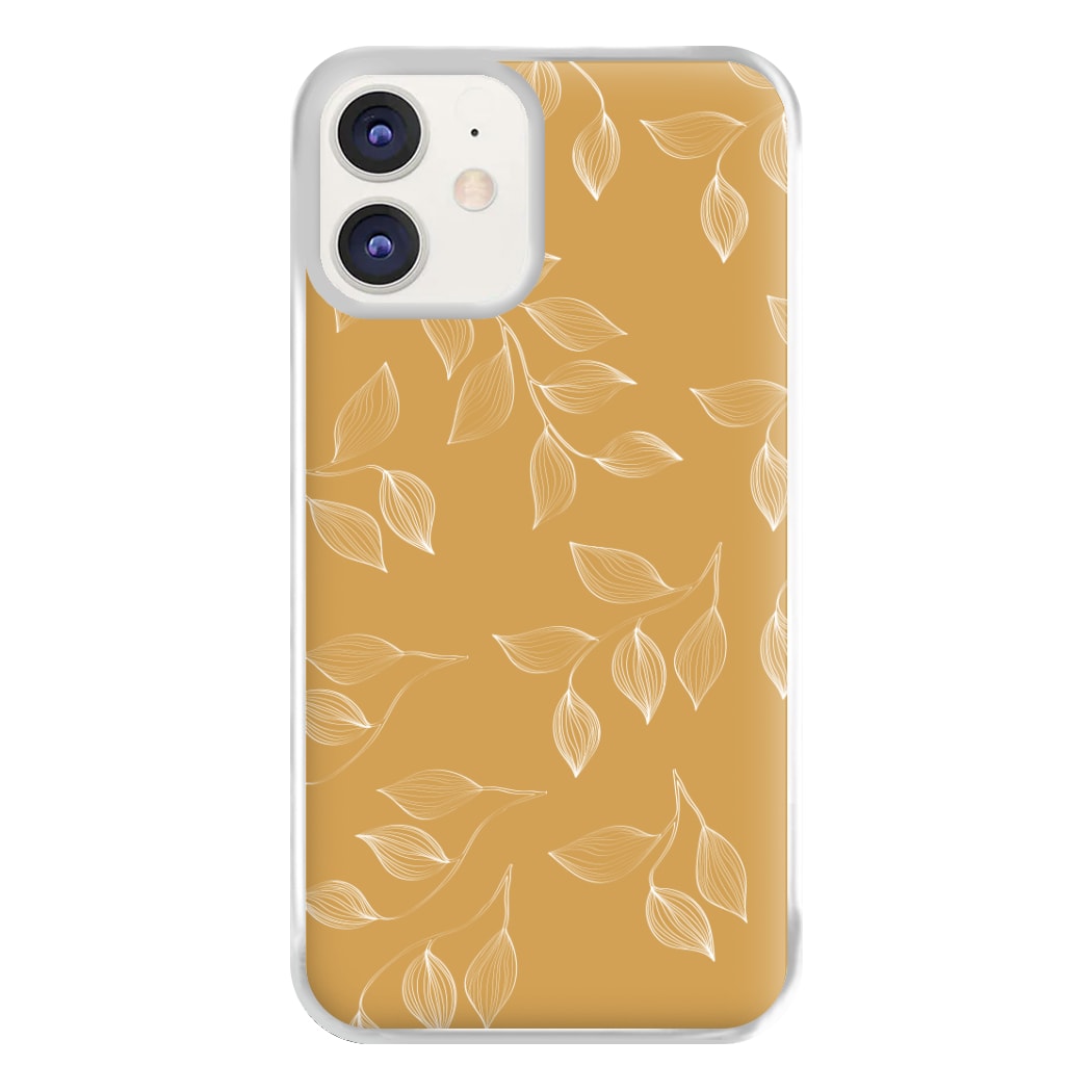 Autumn Leaf Pattern Phone Case for iPhone 12 / 12 Pro