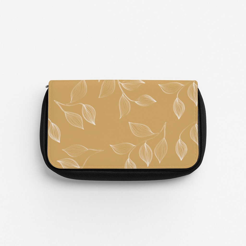 Autumn Leaf Pattern Pencil Case