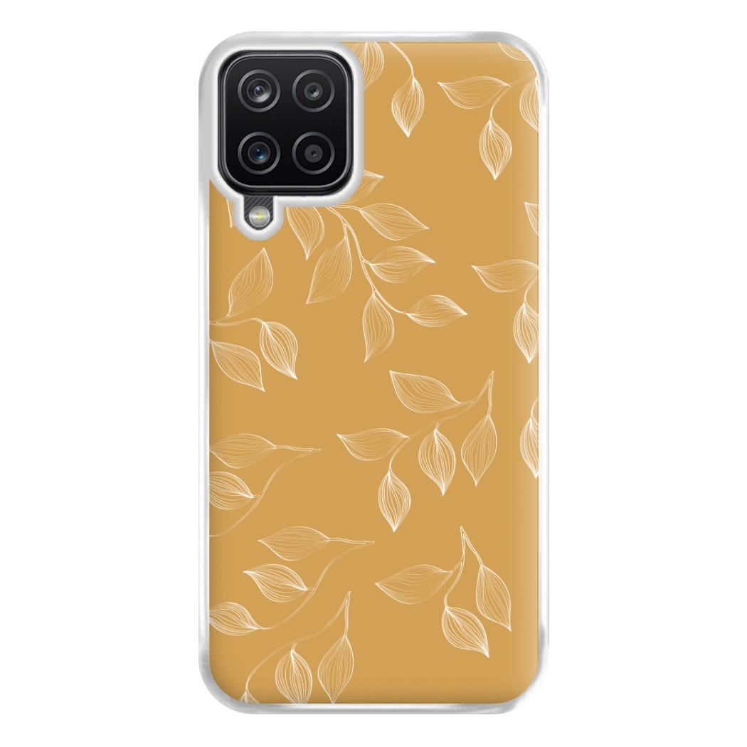 Autumn Leaf Pattern Phone Case for Galaxy A12